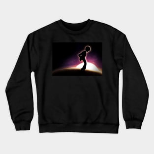 Moonwalking On The Moon Crewneck Sweatshirt